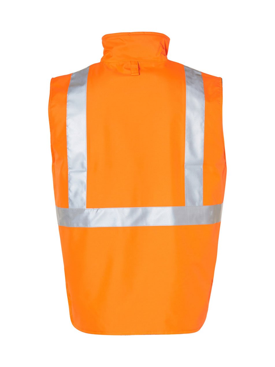 Mens Hi-Vis Reversible Safety Vest With 3M Tape