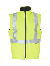 Mens Hi-Vis Reversible Safety Vest With 3M Tape