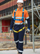 Mens Hi-Vis Two Tone Coverall with Taping