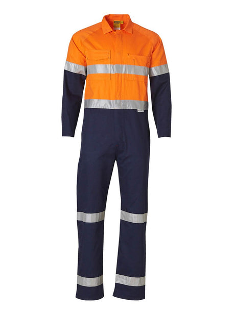 Mens Hi-Vis Two Tone Coverall with Taping