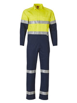 Mens Hi-Vis Two Tone Coverall with Taping