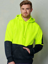 Unisex Hi-Vis Two Tone Fleecy Hoodie