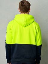 Unisex Hi-Vis Two Tone Fleecy Hoodie