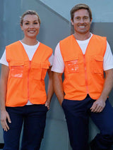 Unisex Hi-Vis Safety Vest With ID Pocket