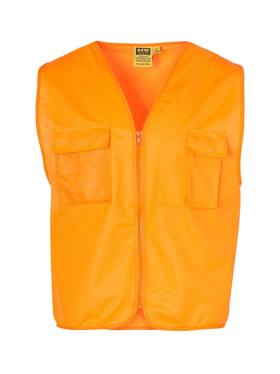 Unisex Hi-Vis Safety Vest With ID Pocket