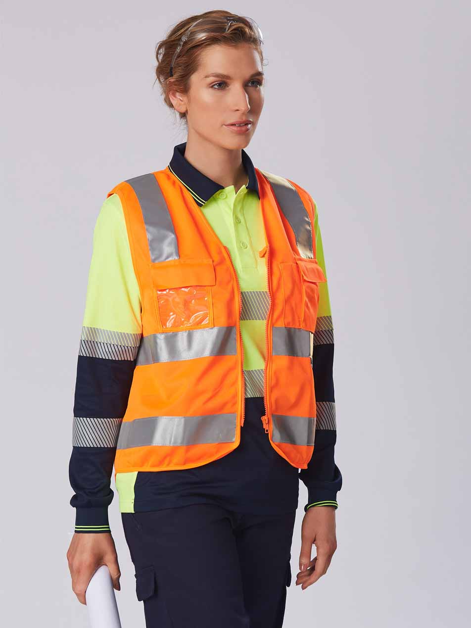 Unisex Hi-Vis Safety Vest With ID Pocket and 3M Taping