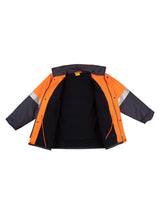 Mens Hi-Vis Long Line Polar Jacket