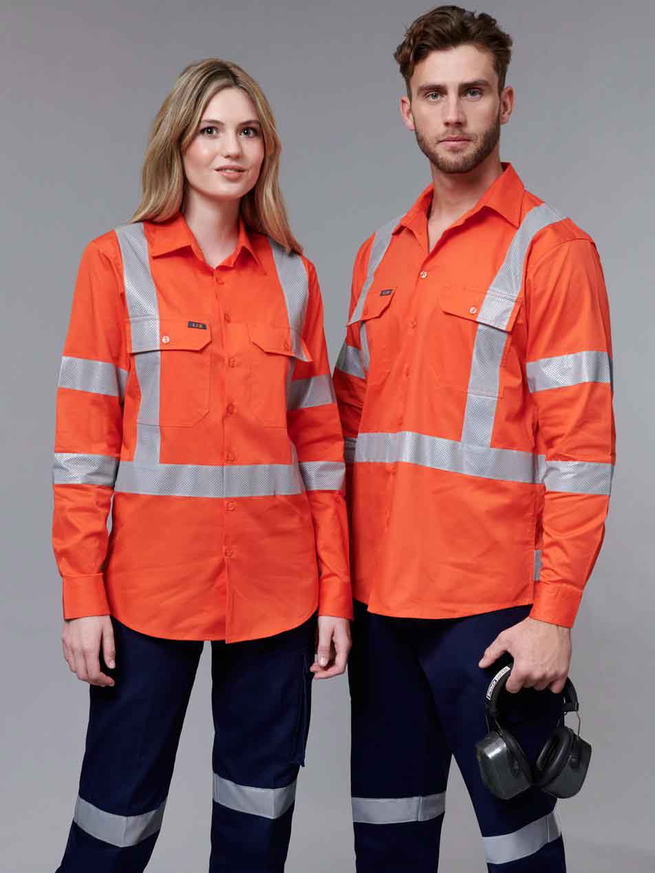 Unisex Hi-Vis NSW Rail Lightweight Shirt