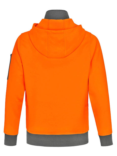 Unisex Hi-Vis 1/4 Zip Premium Fleece Hoodie