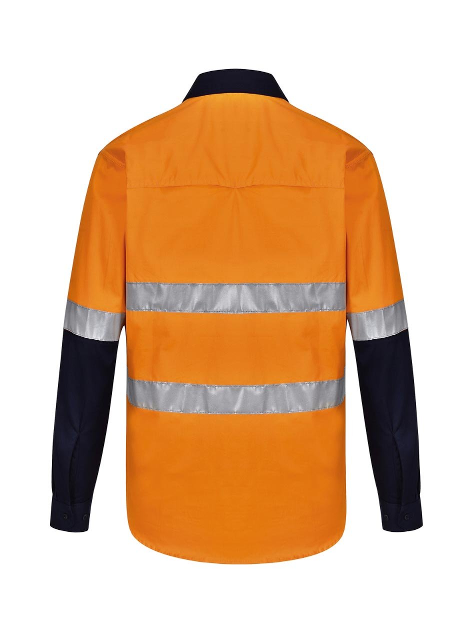 Unisex Hi-Vis Cool Breeze Long Sleeve Shirt with Taping