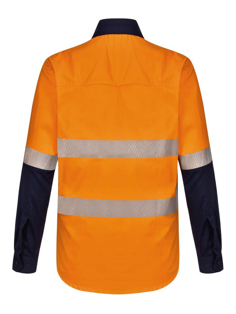 Unisex Hi-Vis Cool Breeze Long Sleeve Shirt with Segmented Taping