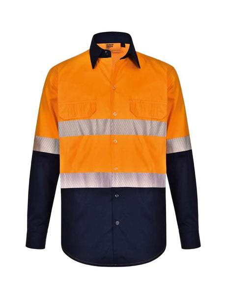 Unisex Hi-Vis Cool Breeze Long Sleeve Shirt with Segmented Taping