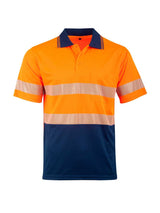 Unisex Hi-Vis CoolDry Segmented Short Sleeve Polo