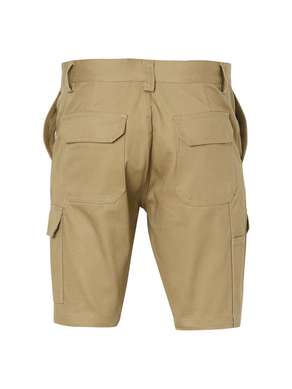 Mens Heavy Cotton Drill Cargo Shorts