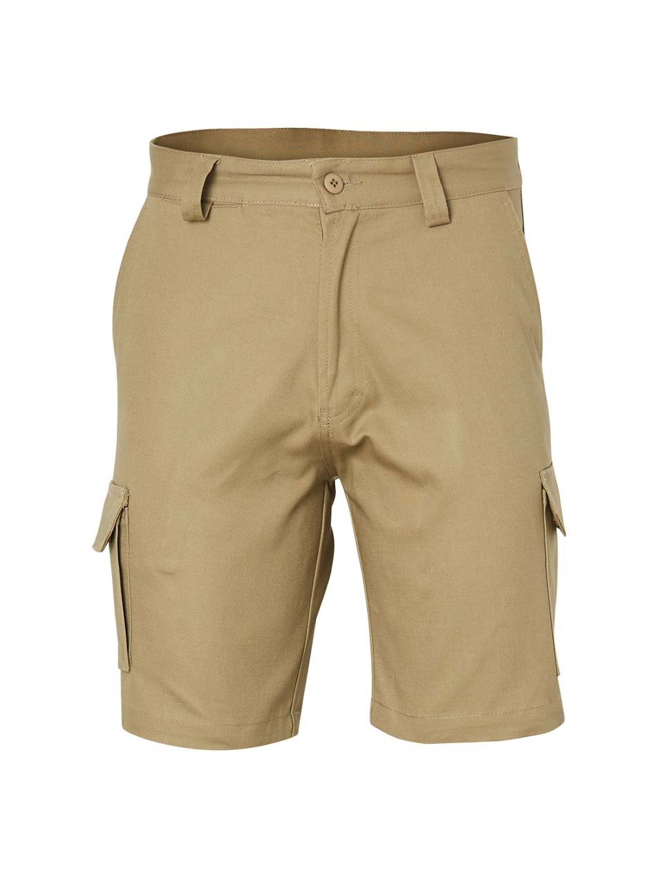 Mens Heavy Cotton Drill Cargo Shorts