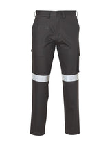 Mens Heavy Cotton Pre-Shrunk Drill Pants With Biomotion Tape