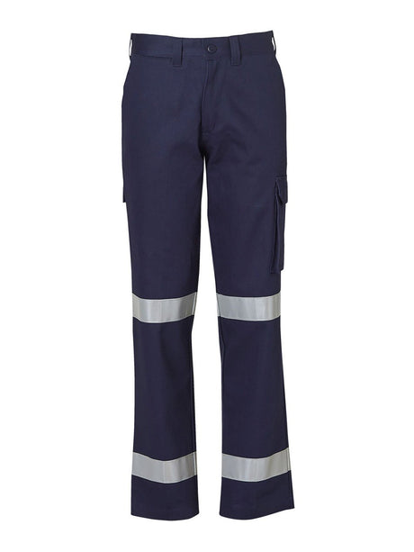 Ladies Heavy Cotton Drill Cargo Pants With Biomotion Tapes