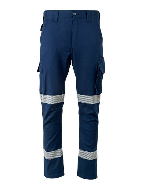 Unisex Ripstop Cotton Stretch Work Pants With Segmented Tape