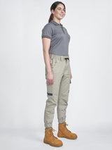 Unisex Cotton Stretch Drill Cuffed Work Pants