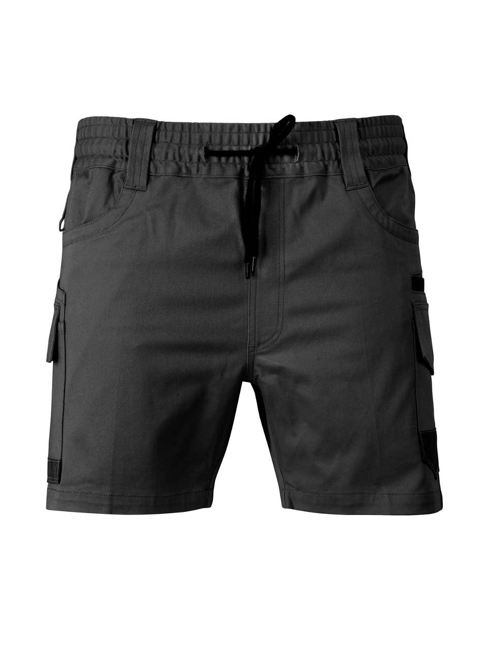 Unisex Cotton Stretch Drill Cuffed Work Shorts