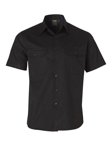 Mens Cool Breeze Cotton Short Sleeve Shirt