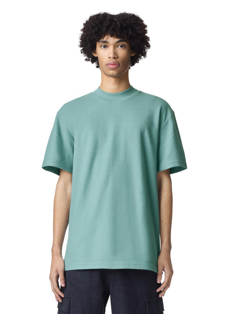 Pique Unisex Mockneck T-shirt