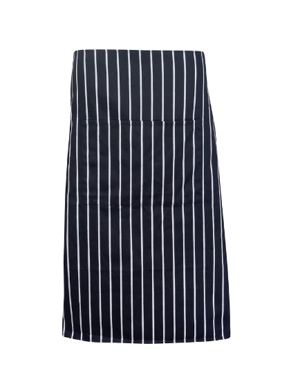 Long Waist Striped Apron