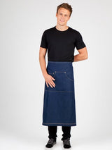 Long Waist Denim Apron