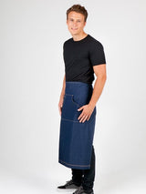 Long Waist Denim Apron