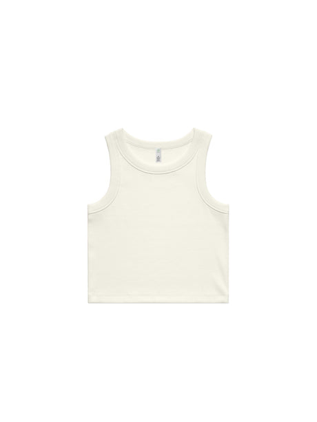 Womens Organic Rib Crop Tank
