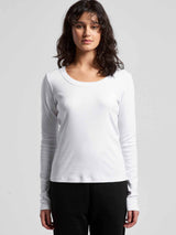 Womens Organic Rib Long Sleeve Tee