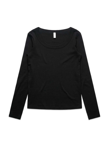 Womens Organic Rib Long Sleeve Tee