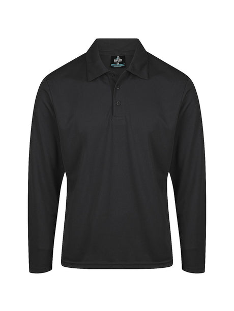 Botany Mens Long Sleeve Polos