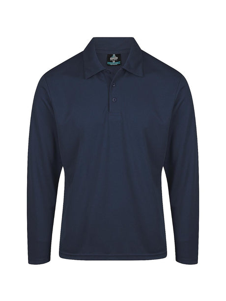 Botany Mens Long Sleeve Polos