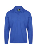 Botany Mens Long Sleeve Polos