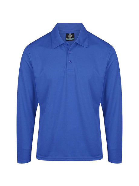 Botany Mens Long Sleeve Polos