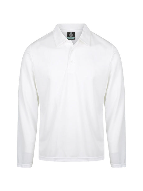 Botany Mens Long Sleeve Polos