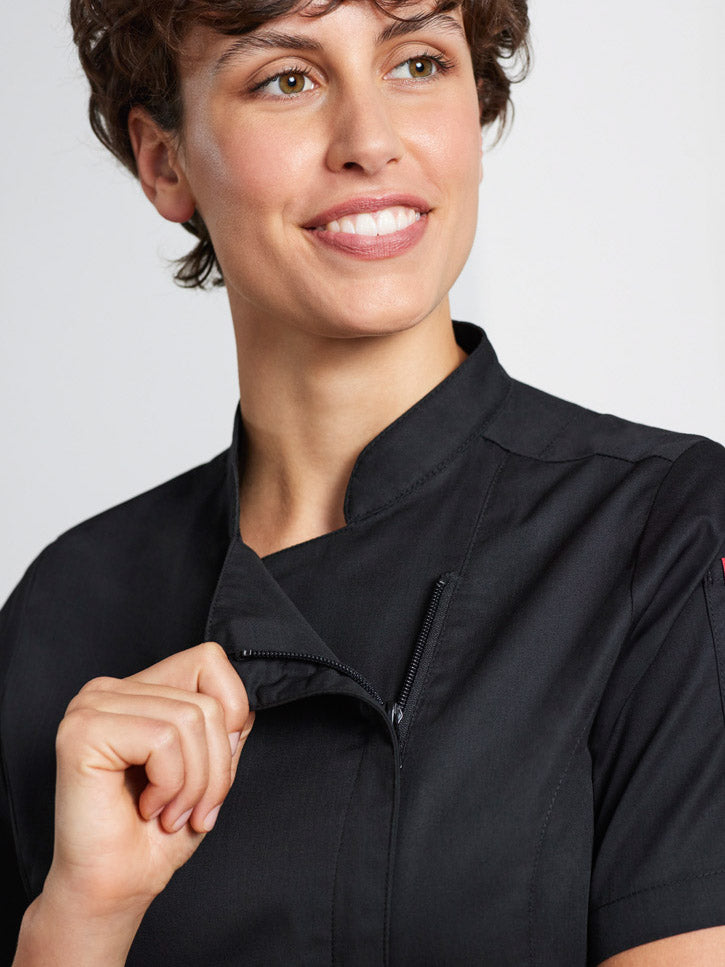 Womens Alfresco Short Sleeve Chef Jacket