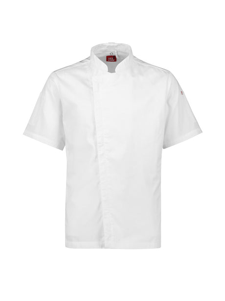 Mens Alfresco Short Sleeve Chef Jacket