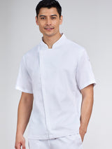 Mens Alfresco Short Sleeve Chef Jacket