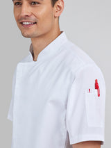 Mens Alfresco Short Sleeve Chef Jacket