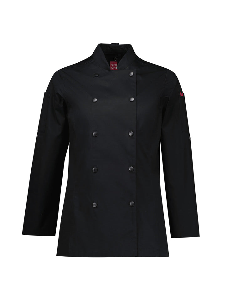 Womens Gusto Long Sleeve Chef Jacket