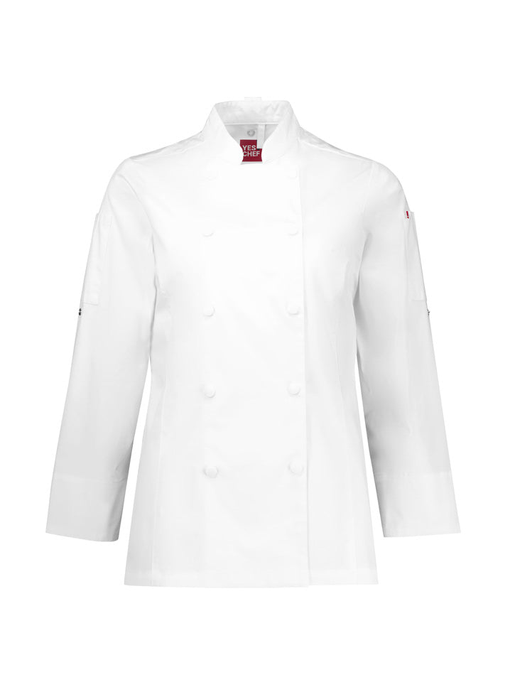 Womens Gusto Long Sleeve Chef Jacket