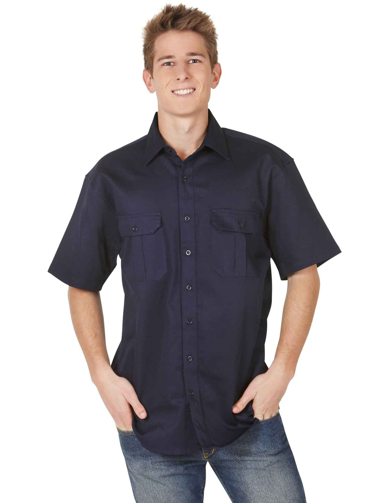 Cotton Drill Work Shirt