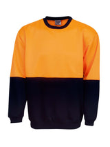 Hi Vis Crew Neck Fleecy Sweat