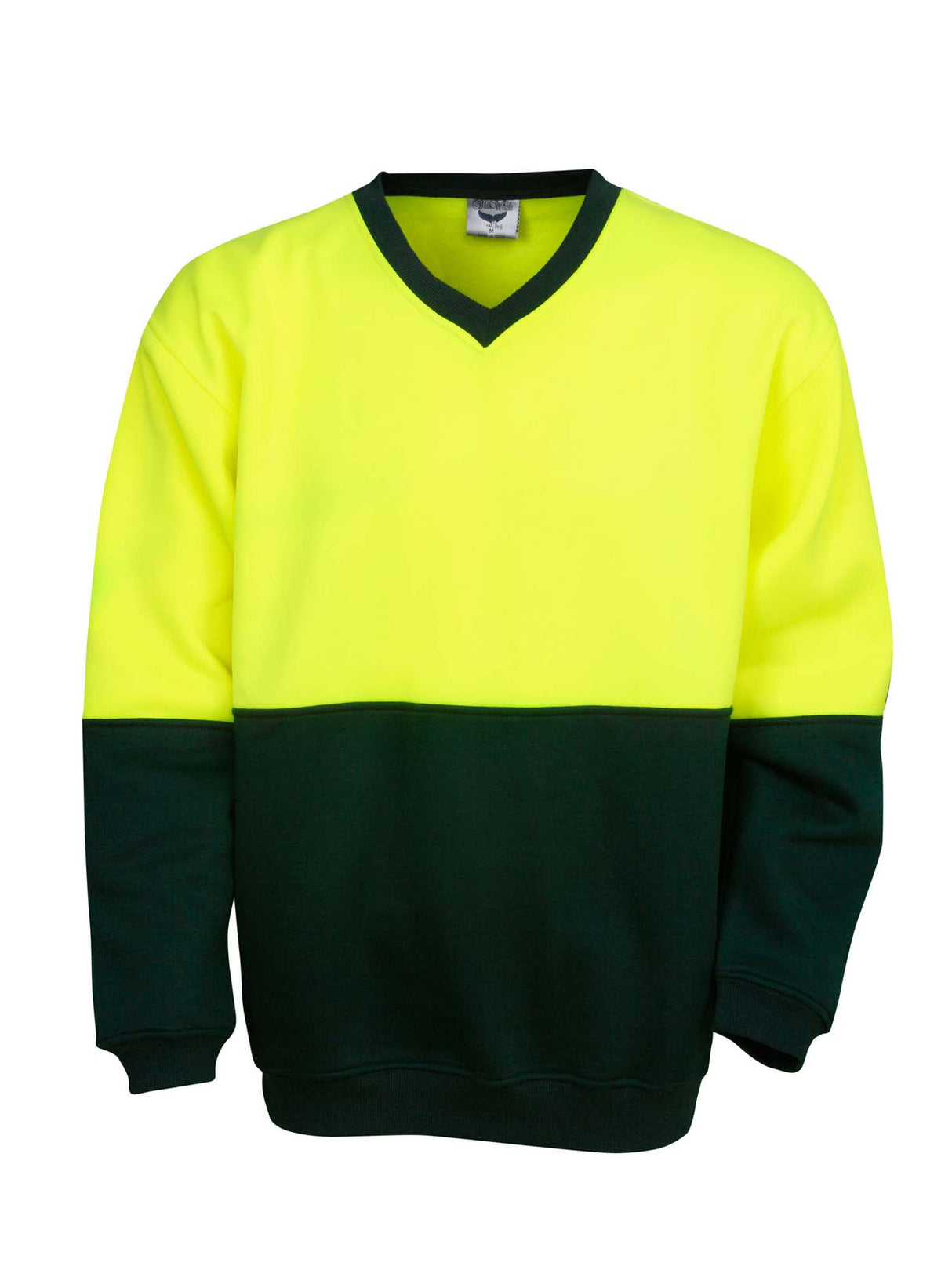 Hi Vis V-Neck Fleecy Sweat