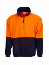 Hi Vis 1/2 Zip Polar Fleece