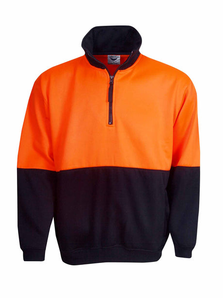 Hi Vis Fleecy 1/2 Zip Jumper