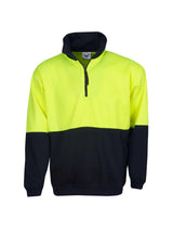 Hi Vis Fleecy 1/2 Zip Jumper