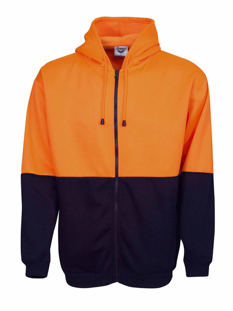 Hi Vis Fleecy Full Zip Hoodie